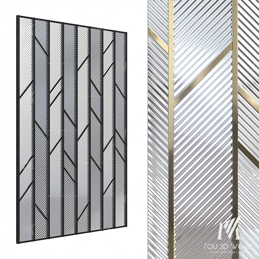 Glass partition